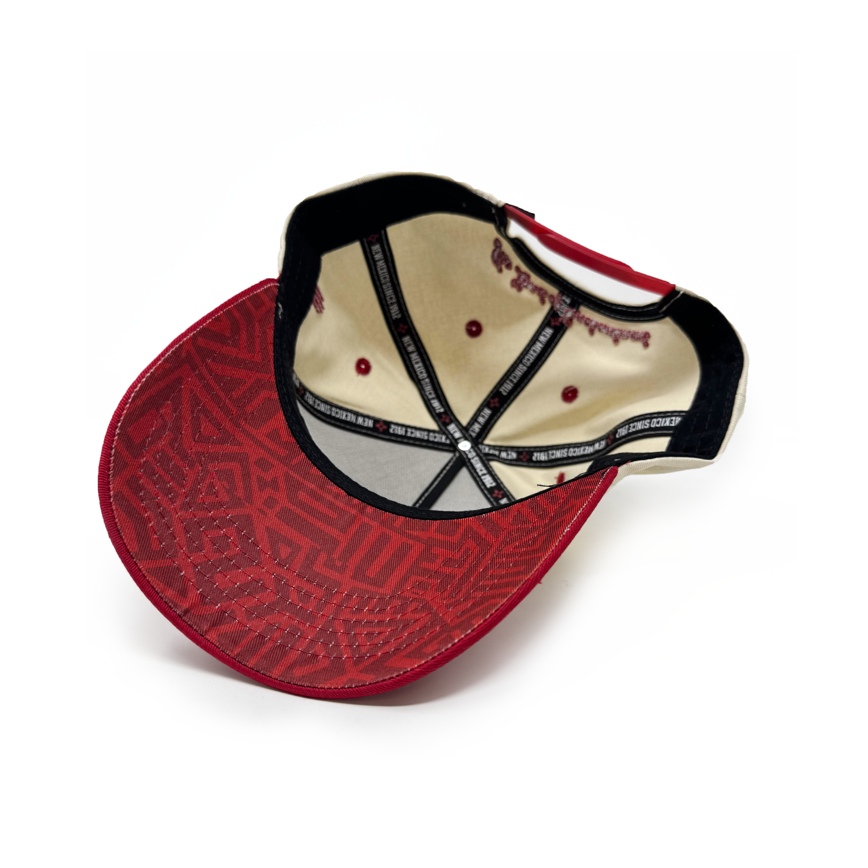 Upside DowNM Cream & Red