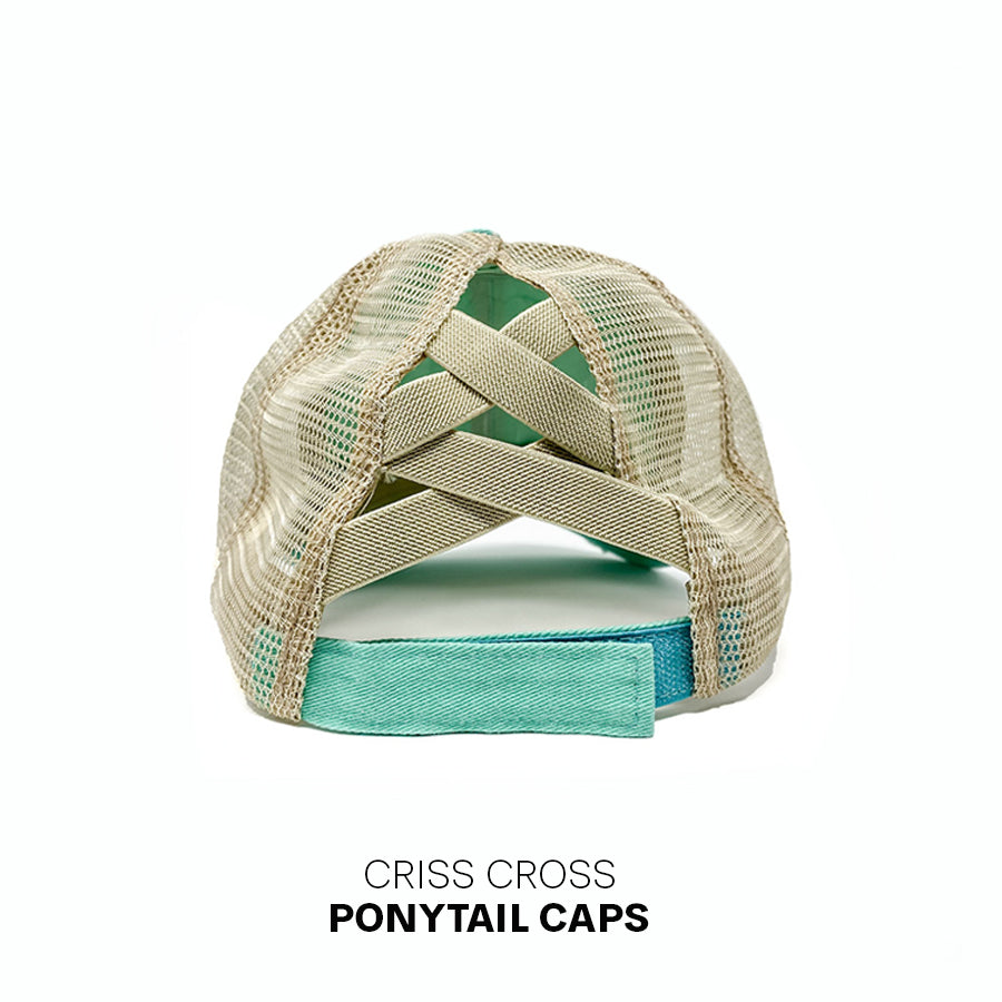 Criss Cross Ponytail Caps