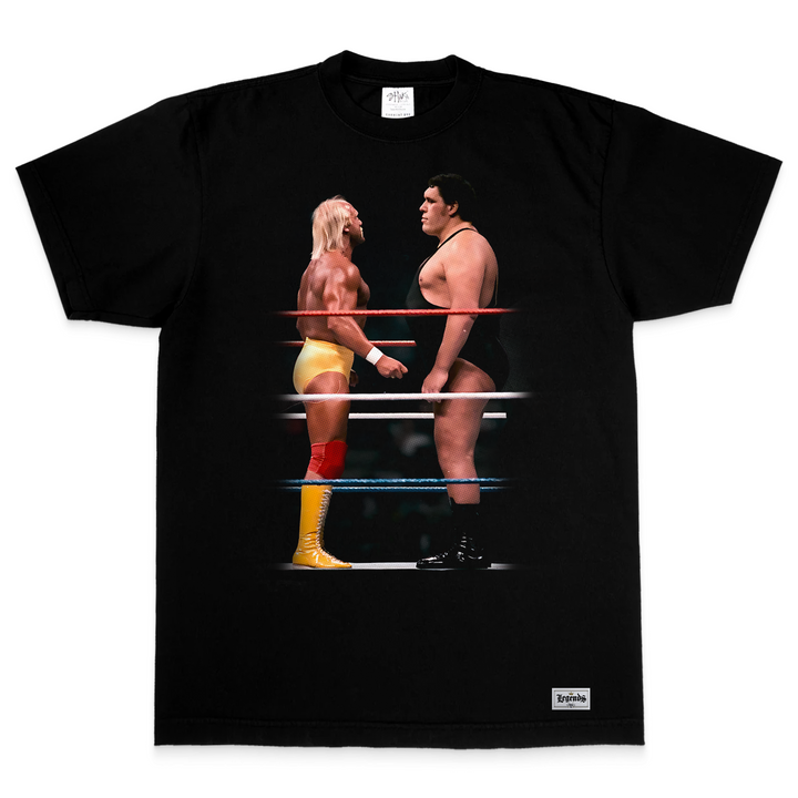 Legends Never Die Tee – Andre The Giant vs. Hulk Hogan