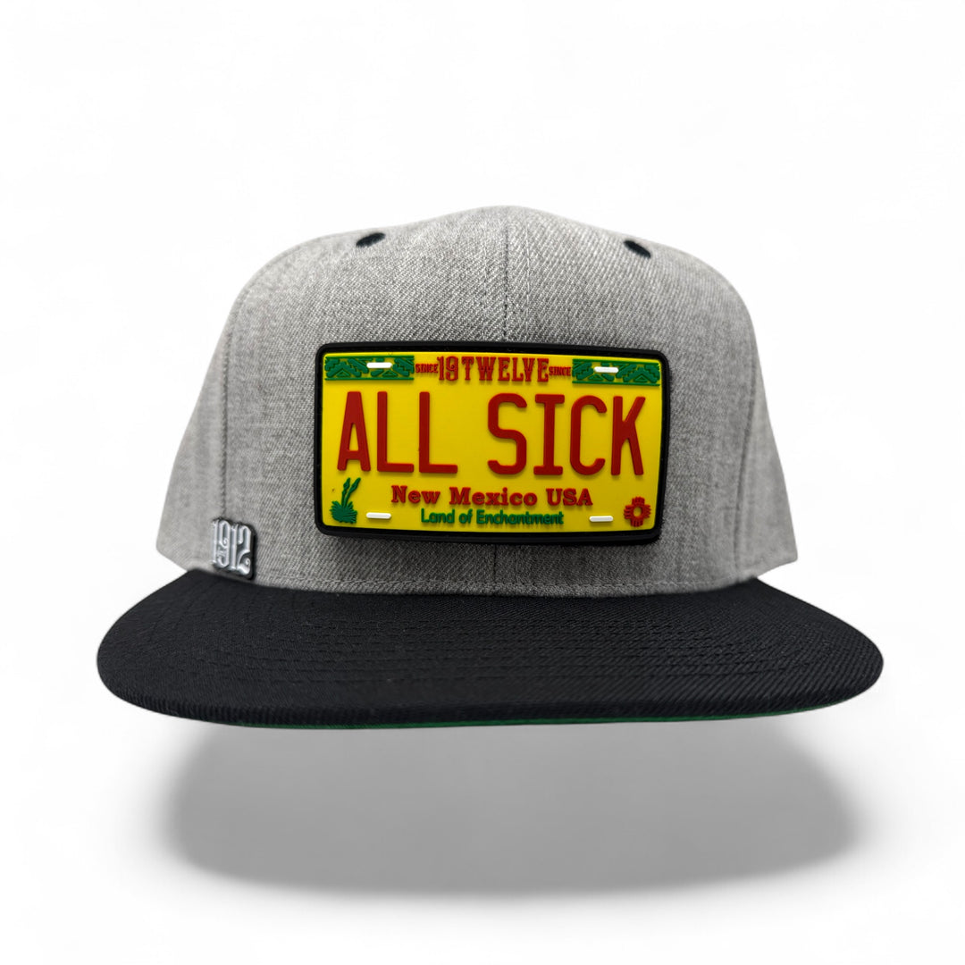 19TWELVE Removable Patch Snapback (Grey &amp; Black)