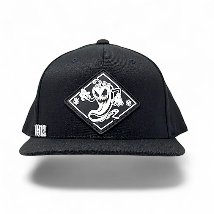 Ghost Pepper Glow Snapback – Black