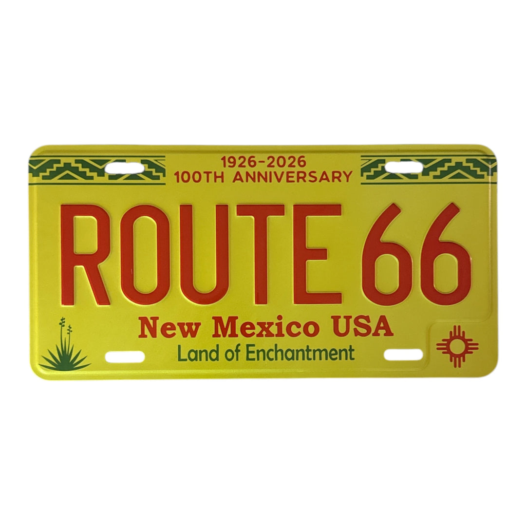 Route 66 License Plate