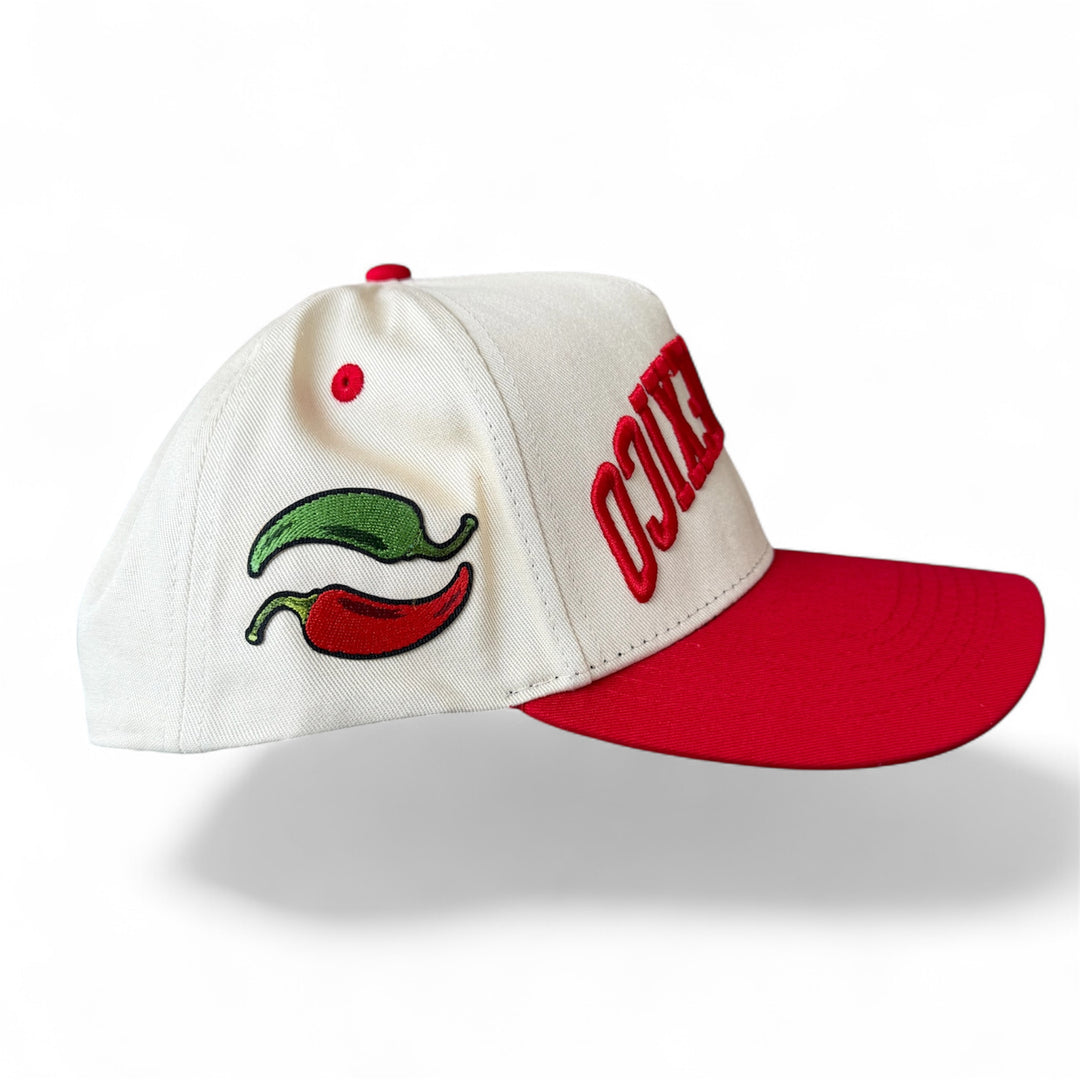 Upside DowNM W/ Chile’s (Cream &amp; Red)