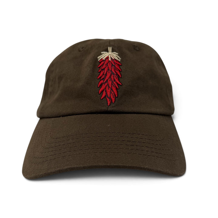 Chile Ristra Dad Caps- Chocolate