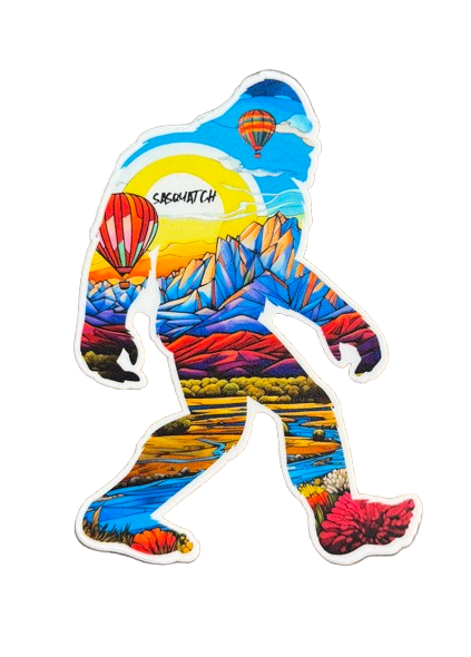 Sasquatch – 4” Die-Cut Sticker