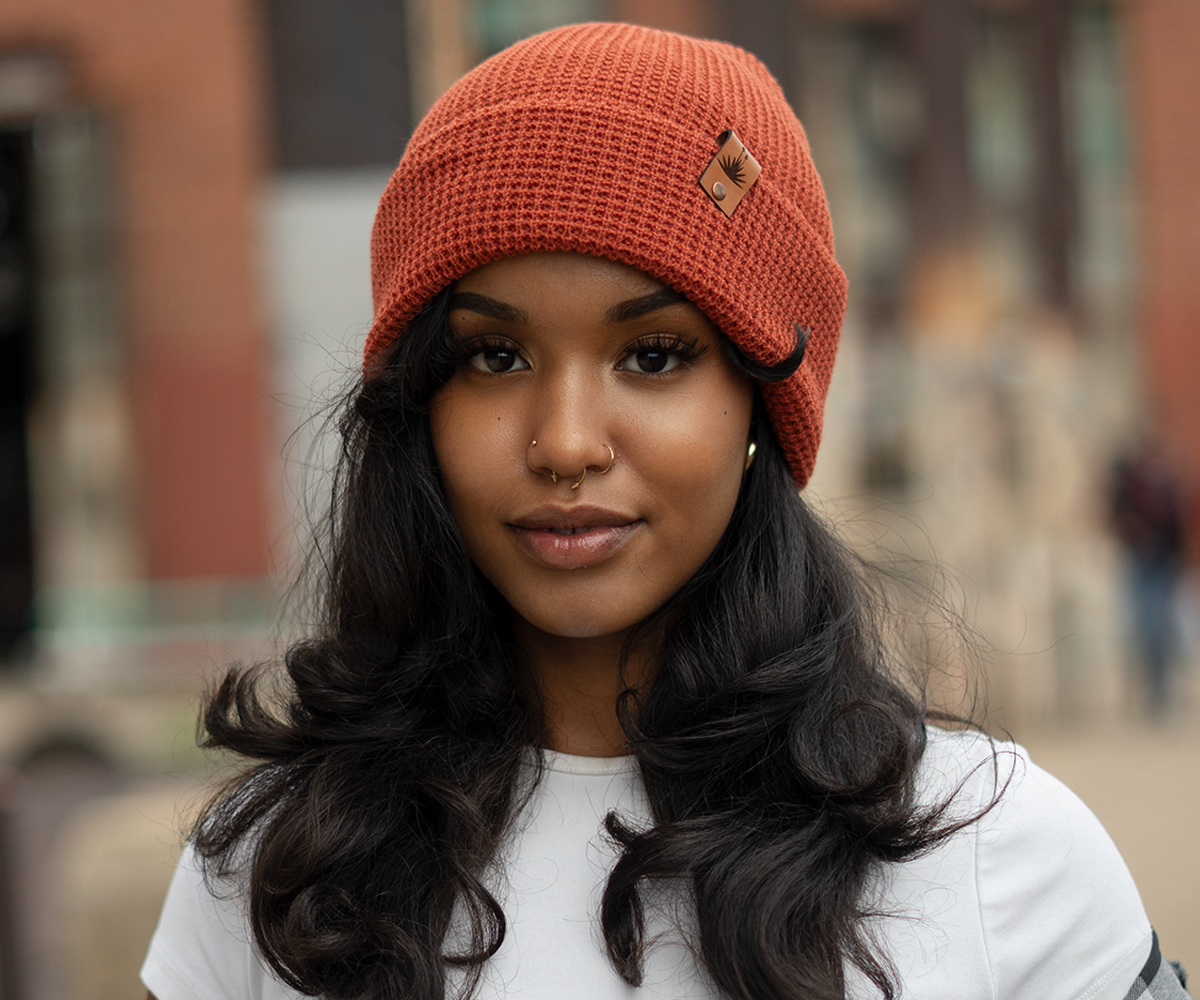 Yucca Logo Waffle Knit Beanie