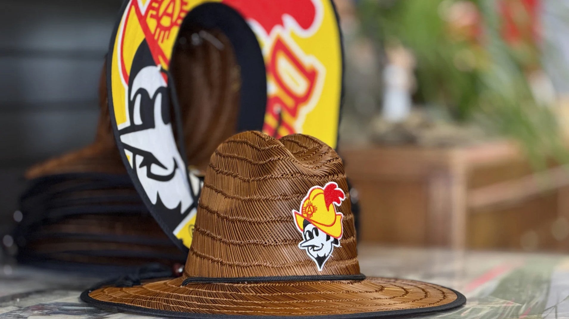 ABQ Dukes Chocolate Straw Hat